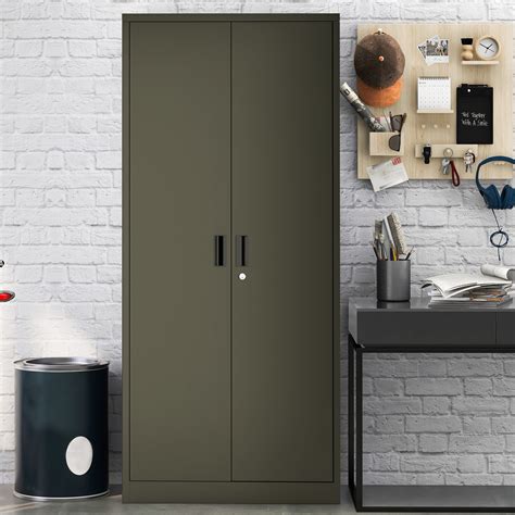 steel storage cabinets|metal storage cabinets with doors and shelves.